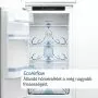 Bosch KIV875SF0 beépíthető kombinált hűtőszekrény, 177,5 cm, 200 l/70 l, lowfrost, elektronikus vezérlés, airflow, bigbox, gyorsfagyasztás, 39 db(a)