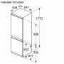 KIN86NSF0 Beépítési méretrajz