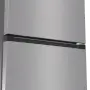Gorenje NRK6202ES4 alulfagyasztós kombinált hűtőszekrény, szürke, nofrost, 200 cm, 235/96 l, ionair + multiflow, adapttech, fastfreeze