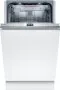 Bosch SPV6EMX11E beépíthető mosogatógép, 45 cm, 10 teríték, variodrawerpro, efficientdry, home connect, timelight, intenzív zóna, 44 db(a)