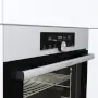 Gorenje BPS6747A06X beépíthető sütő, extrasteam gőzfunkció, pirolitikus tisztítás, húshőmérő, érintővezérlés, teleszkópos sütősín, 77 l