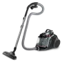 Electrolux EUFC82EB porzsák nélküli porszívó, fekete, mosható hygenie filter e12, parkettopro és kombinált kefe, 700 w