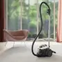 Electrolux EL61H4SW porzsák nélküli porszívó, kagyló fehér, dustmagnet és parkettopro szívófej, 3 az 1-ben tartozék, hosszú résszívó, 550 w