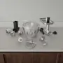 Electrolux E5KM1-6GBP konyhai robotgép, gyöngyház fekete, dagasztókar, keverőszár, habverő, húsdaráló, saláta szeletelő szett, 1200 w