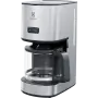 Electrolux E4CM1-4ST filteres kávéfőző, rozsdamentes acél, 1,65 literes üvegkanna, aroma funkció, 1080 w
