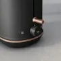 Electrolux E7T1-6BP kenyérpirító, fekete, 7 pirítási fokozat, zsemlemelegítő rács, 980 w