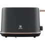 Electrolux E7T1-6BP kenyérpirító, fekete, 7 pirítási fokozat, zsemlemelegítő rács, 980 w