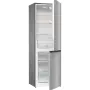 Gorenje RK6192ES4 alulfagyasztós kombinált hűtőszekrény, szürke, frostless, 185 cm, 205/109 l