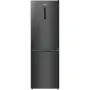 Gorenje NRK619EABXL4 alulfagyasztós kombinált hűtőszekrény, fekete, nofrost, 185 cm, 204/96 l, multiflow