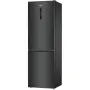 Gorenje NRK619EABXL4 alulfagyasztós kombinált hűtőszekrény, fekete, nofrost, 185 cm, 204/96 l, multiflow
