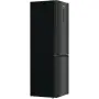 Gorenje NRK619EABXL4 alulfagyasztós kombinált hűtőszekrény, fekete, nofrost, 185 cm, 204/96 l, multiflow