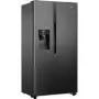 Gorenje NRS9182VB side-by-side hűtőszekrény, fekete, nofrost, multiflow 360°, jégkockakészítő, 179,3 cm, 371/191 l