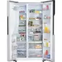 Gorenje NRS9181VX side-by-side hűtőszekrény, szürke, nofrost, multiflow 360°, jégkockakészítő, 179,3 cm, 371/191 l