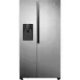 Gorenje NRS9181VX side-by-side hűtőszekrény, szürke, nofrost, multiflow 360°, jégkockakészítő, 179,3 cm, 371/191 l