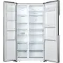 Gorenje NRS918FMX side-by-side hűtőszekrény, szürke, nofrost, multiflow 360°, twistice jégtálca, 178,6 cm, 334/185 l