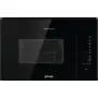 Gorenje BMI251SG3BG beépíthető mikrohullámú sütő, fekete, 25 l, inverteres, 900w/1000w, grill funkció, 5 teljesítményfokozat, 15 program, aquaclean