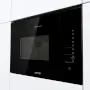 Gorenje BMI251SG3BG beépíthető mikrohullámú sütő, fekete, 25 l, inverteres, 900w/1000w, grill funkció, 5 teljesítményfokozat, 15 program, aquaclean