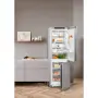 Liebherr KGNsff 52Z03 alulfagyasztós kombinált hűtőszekrény, ezüst, 185.5 cm, nofrost, duocooling, érintővezérlés, powercooling, easyfresh, freshair szűrő, led