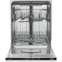 Gorenje GV661D60 beépíthető mosogatógép, 60 cm, 16 teríték, 3 kosár, totaldry, 3. szórókar, üveg program, extrahygene, 45 db(a)