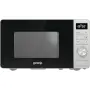 Gorenje mikrohullámú sütő MO23A4X, inox, 23 liter, kombinált üzemmód, kvarc grill, 5 teljesítményfokozat, aquaclean tisztítás