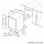 SPV2IKX10E Beépítési méretrajz