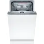 Bosch SPH4EMX28E beépíthető mosogatógép, 45 cm, 10 teríték, variodrawer tálca, efficientdry, home connect, intenzív zóna, 44 db(a)