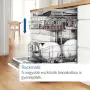 Bosch SPH4EMX28E beépíthető mosogatógép, 45 cm, 10 teríték, variodrawer tálca, efficientdry, home connect, intenzív zóna, 44 db(a)