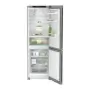 Liebherr KGBNsfd 52Z23 alulfagyasztós kombinált hűtőszekrény, ezüst, 185,5 cm, nofrost, duocooling, érintővezérlés, powercooling, biofresh, freshair szűrő, led