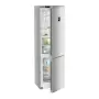 Liebherr KGBNsfd 57Z33 alulfagyasztós kombinált hűtőszekrény, ezüst, 201,5 cm, nofrost, duocooling, érintővezérlés, powercooling, biofresh, freshair szűrő, led