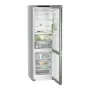 Liebherr KGBNsfd 57Z33 alulfagyasztós kombinált hűtőszekrény, ezüst, 201,5 cm, nofrost, duocooling, érintővezérlés, powercooling, biofresh, freshair szűrő, led