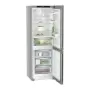 Liebherr KGBNsfd 52Z23 alulfagyasztós kombinált hűtőszekrény, ezüst, 185,5 cm, nofrost, duocooling, érintővezérlés, powercooling, biofresh, freshair szűrő, led