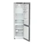 Liebherr KGNsdd 57Z23 alulfagyasztós kombinált hűtőszekrény, ezüst, 201,5 cm, nofrost, duocooling, érintővezérlés, powercooling, easyfresh, easytwist-ice, led