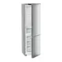 Liebherr KGNsfd 57Z03 alulfagyasztós kombinált hűtőszekrény, ezüst, 201,5 cm, nofrost, duocooling, érintővezérlés, powercooling, easyfresh, freshair szűrő, led