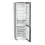 Liebherr KGNsfd 57Z03 alulfagyasztós kombinált hűtőszekrény, ezüst, 201,5 cm, nofrost, duocooling, érintővezérlés, powercooling, easyfresh, freshair szűrő, led