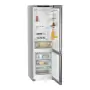 Liebherr KGNsfd 57Z03 alulfagyasztós kombinált hűtőszekrény, ezüst, 201,5 cm, nofrost, duocooling, érintővezérlés, powercooling, easyfresh, freshair szűrő, led