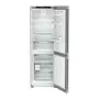Liebherr KGNsdd 52Z23 alulfagyasztós kombinált hűtőszekrény, ezüst, 185,5 cm, nofrost, duocooling, érintővezérlés, powercooling, easyfresh, easytwist-ice, led