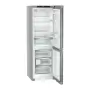 Liebherr KGNsdd 52Z23 alulfagyasztós kombinált hűtőszekrény, ezüst, 185,5 cm, nofrost, duocooling, érintővezérlés, powercooling, easyfresh, easytwist-ice, led