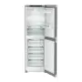Liebherr KGNsff 52Z04 alulfagyasztós kombinált hűtőszekrény, ezüst, 185.5 cm, nofrost, duocooling, érintővezérlés, powercooling, easyfresh, freshair szűrő, led