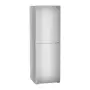 Liebherr KGNsff 52Z04 alulfagyasztós kombinált hűtőszekrény, ezüst, 185.5 cm, nofrost, duocooling, érintővezérlés, powercooling, easyfresh, freshair szűrő, led