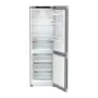 Liebherr KGNsfd 52Z03 alulfagyasztós kombinált hűtőszekrény, ezüst, 185.5 cm, nofrost, duocooling, érintővezérlés, powercooling, easyfresh, freshair szűrő, led