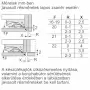 KIN86HFE0 Beépítési méretrajz