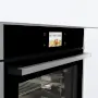 Gorenje BOP799S51X beépíthető sütő, inox, pirolitikus tisztítás, színes tft kijelző, teleszkópos sütősín, húshőmérő, 71 liter