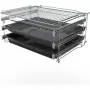 Gorenje BOP799S51X beépíthető sütő, inox, pirolitikus tisztítás, színes tft kijelző, teleszkópos sütősín, húshőmérő, 71 liter
