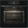 Gorenje BSA6747A04BG beépíthető sütő, steamassist, katalitikus hátfal, húshőmérő, érintővezérlés, teleszkópos sütősín, 77 l