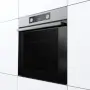 Gorenje BO6735E02X beépíthető sütő, 10 sütőfunkció, aquaclean tisztítás, süllyesztett gomb + érintővezérlés, pizza funkció, 77 l