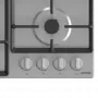 Gorenje GW641EX beépíthető gázfőzőlap, 60cm, wok, elölgombos vezérlés, egykezes szikragyújtás, öntöttvas edénytartó, inox