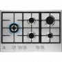 Electrolux KGS75662SX beépíthető gázfőzőlap, 75cm, wok, elölgombos vezérlés, szikragyújtás, kovácsolt vas edénytartók