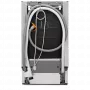 Electrolux EEM43200L beépíthető keskeny mosogatógép, 45 cm, 10 teríték, airdry, maxiflex fiók, extrapower, 44 db(a)