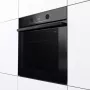 Gorenje BPS6737E14BG beépíthető sütő, extrasteam gőzfunkció, pirolitikus tisztítás, teleszkópos sütősín, 77 l