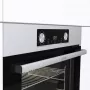 Gorenje BPS6737E14X beépíthető sütő, extrasteam gőzfunkció, pirolitikus tisztítás, teleszkópos sütősín, 77 l